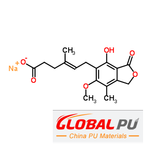 23288-62-2;37415-62-6 sodium (4E)-6-(4-hydroxy-6-methoxy-7-methyl-3-oxo-1,3-dihydro-2-benzofuran-5-yl)-4-methylhex-4-enoate