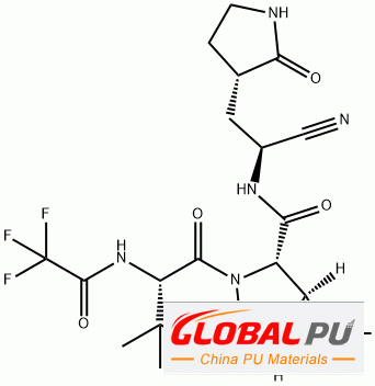 2628280-40-8 3-Azabicyclo[3.1.0]hexane-2-carboxamide,N- [(1S)-1-cyano-2-[(3S)-2-oxo-3-pyrrolidinyl]ethyl]- 3-[(2S)-3,3-dimethyl-1-oxo-2-[(2,2,2- trifluoroacetyl)amino]butyl]-6,6-dimethyl-, (1R,2S,5S)-