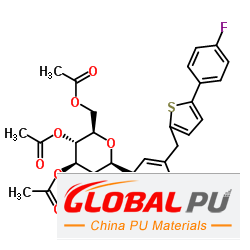 866607-35-4 (2R,3R,4R,5S,6S)-2-(acetoxymethyl)-6-(3-((5-(4-fluorophenyl)thiophen-2-yl)methyl)-4-methylphenyl)tetrahydro-2H-pyran-3,4,5-triyl triacetate